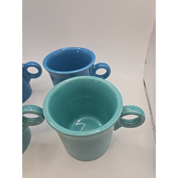 Vintage Fiestaware HLC Homer Laughlin USA Coffee Mugs Lot Of 4 - Picture 3 of 5